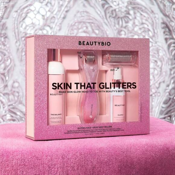 BeautyBio New Skin that Glitters glopro face & body bestsellers set - Picture 3 of 3